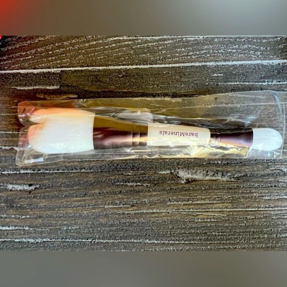 BareMinerals Double Ended Soothing Compress  Brush NEW - Picture 1 of 2
